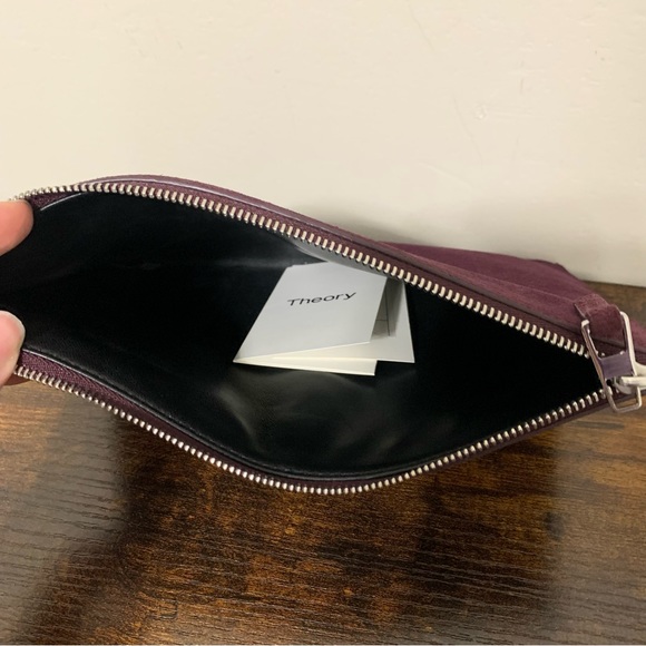 Authentic Theory Suede Dark Mulberry Pouch - Picture 4 of 4